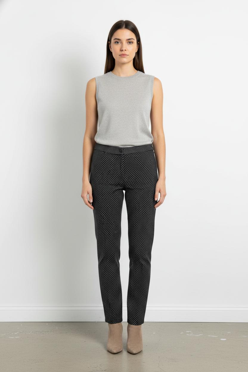 Pantalon Noir et Blanc - Taille L/40 de la marque Marina Rinaldi | PARAD104786 - Vendu par Paradigme - Image 1