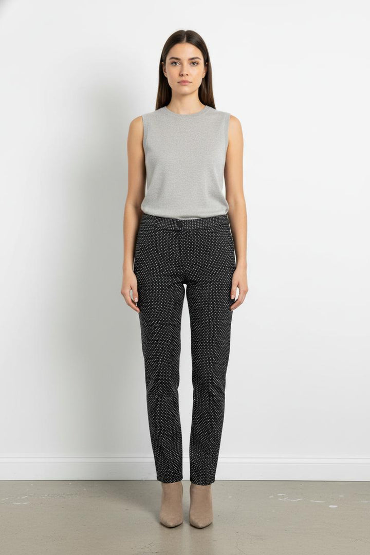 Pantalon Noir et Blanc - Taille L/40 de la marque Marina Rinaldi | PARAD104786 - Vendu par Paradigme - Image 1