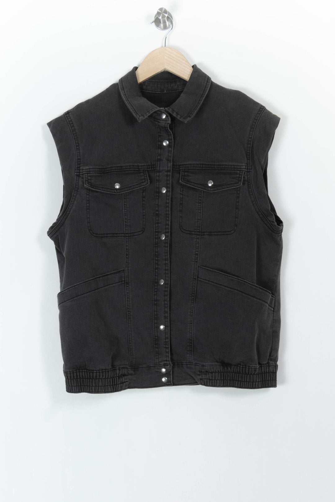 Gilet Sans Manches Gris - Taille L/40 de la marque IKKS | PARAD104790 - Vendu par Paradigme - Image 2