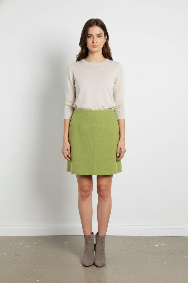 Jupe Courte Verte - Taille M/38 de la marque Tara Jarmon | PARAD104800 - Vendu par Paradigme - Image 1