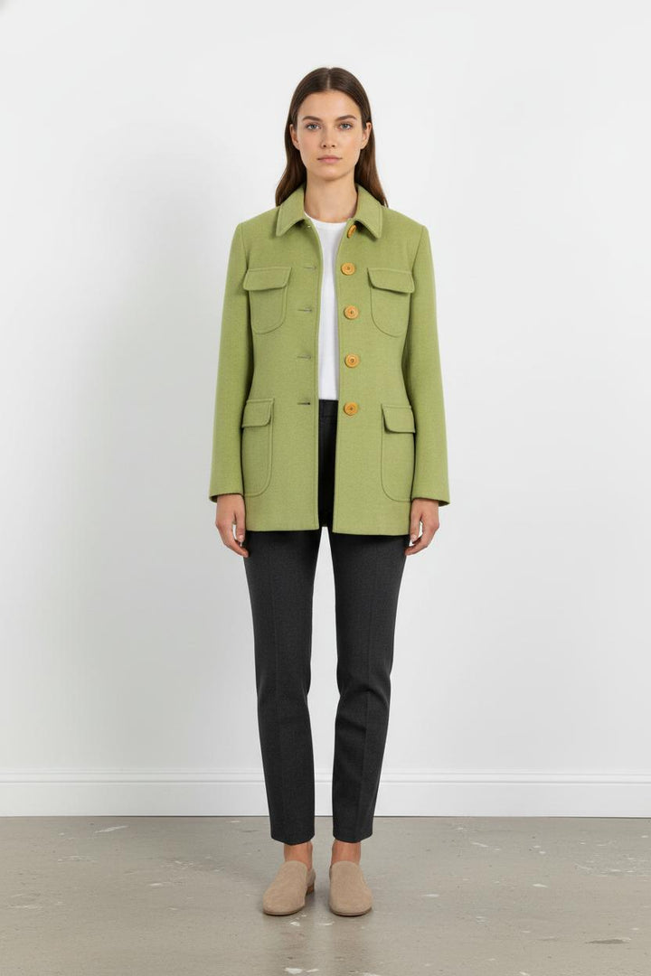 Veste Verte - Taille M/38 de la marque Tara Jarmon | PARAD104806 - Vendu par Paradigme - Image 1