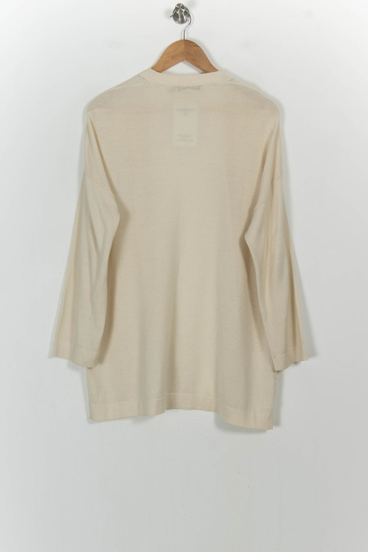 Cardigan Beige - Taille M/38 de la marque La Fée Maraboutée | PARAD104811 - Vendu par Paradigme - Image 4