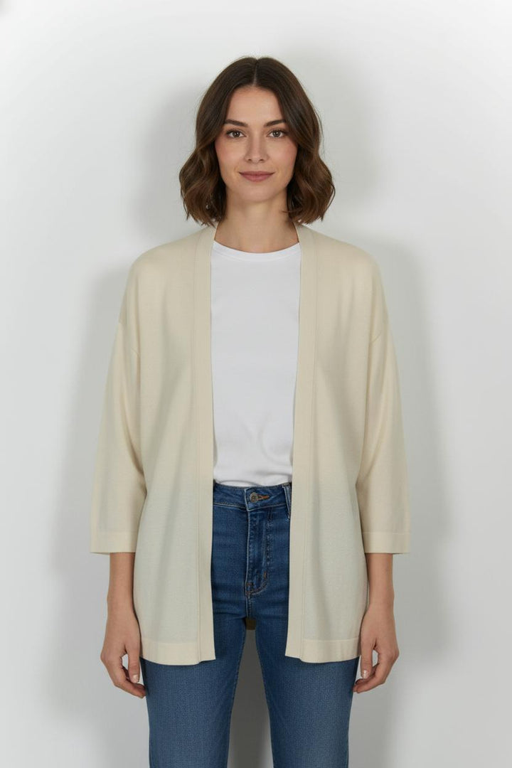 Cardigan Beige - Taille M/38 de la marque La Fée Maraboutée | PARAD104811 - Vendu par Paradigme - Image 1