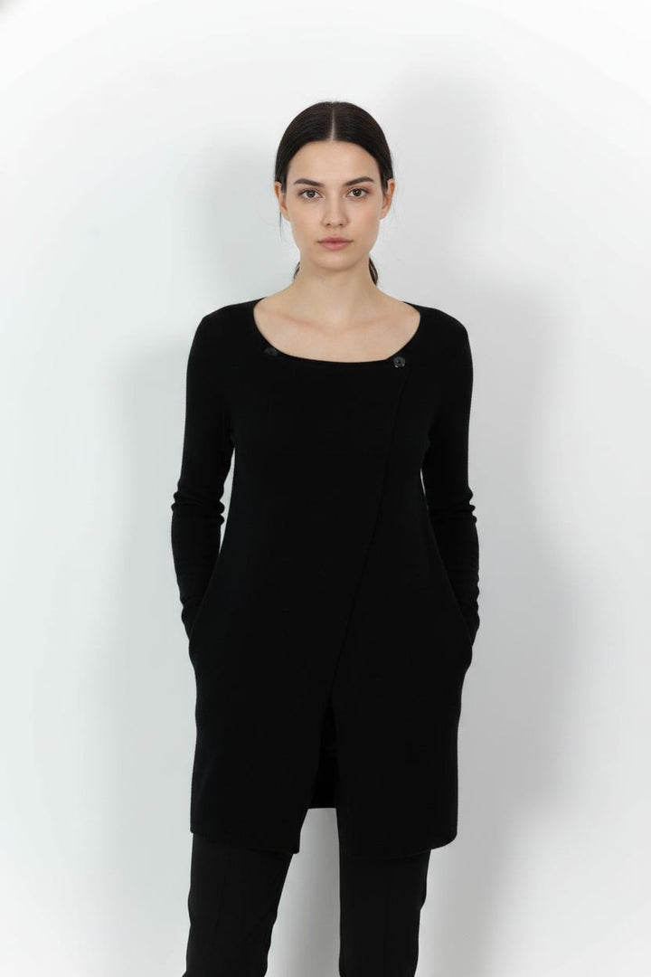 Gilet Noir - Taille S/36 de la marque La Fée Maraboutée | PARAD104813 - Vendu par Paradigme - Image 1