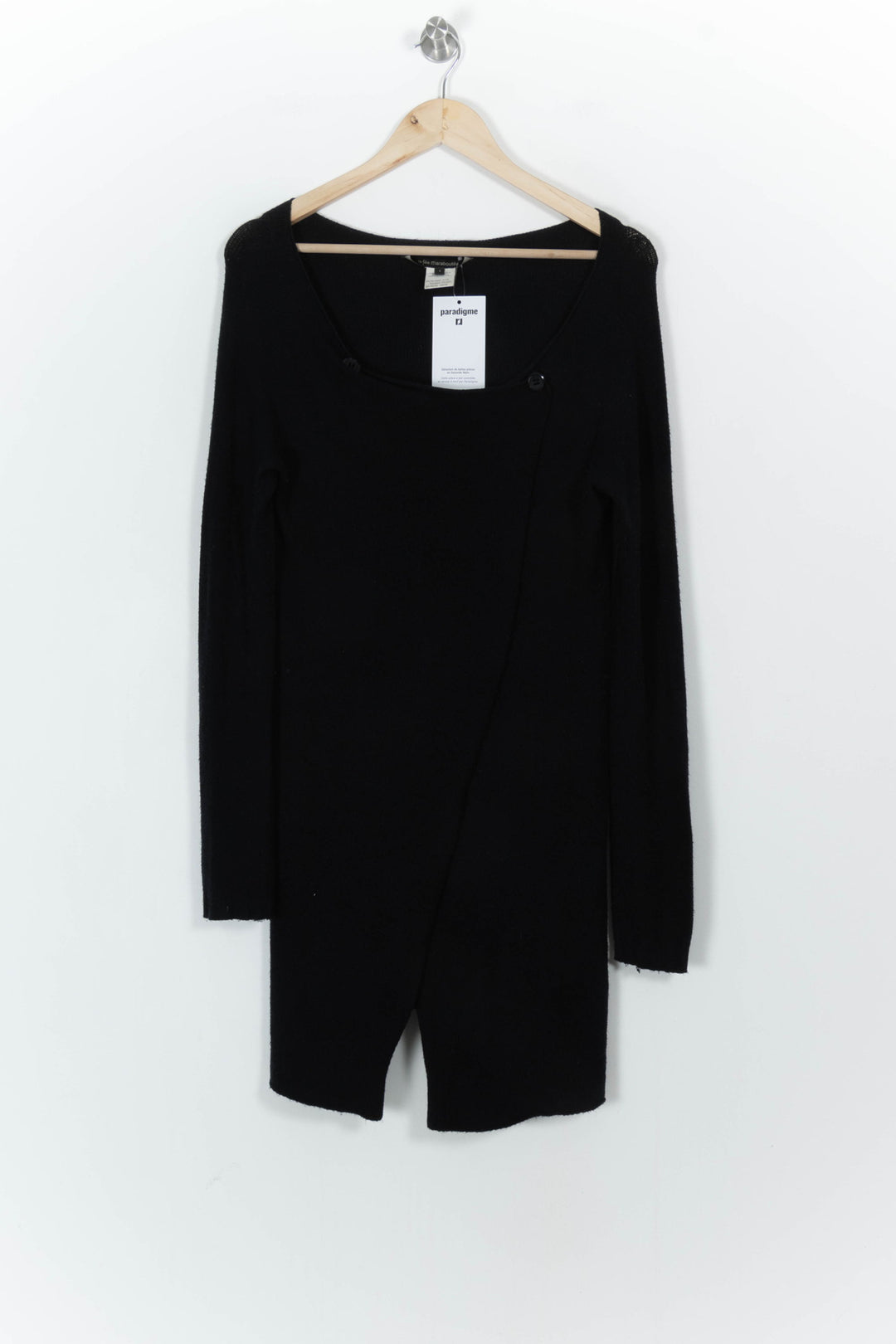 Gilet Noir - Taille S/36 de la marque La Fée Maraboutée | PARAD104813 - Vendu par Paradigme - Image 2