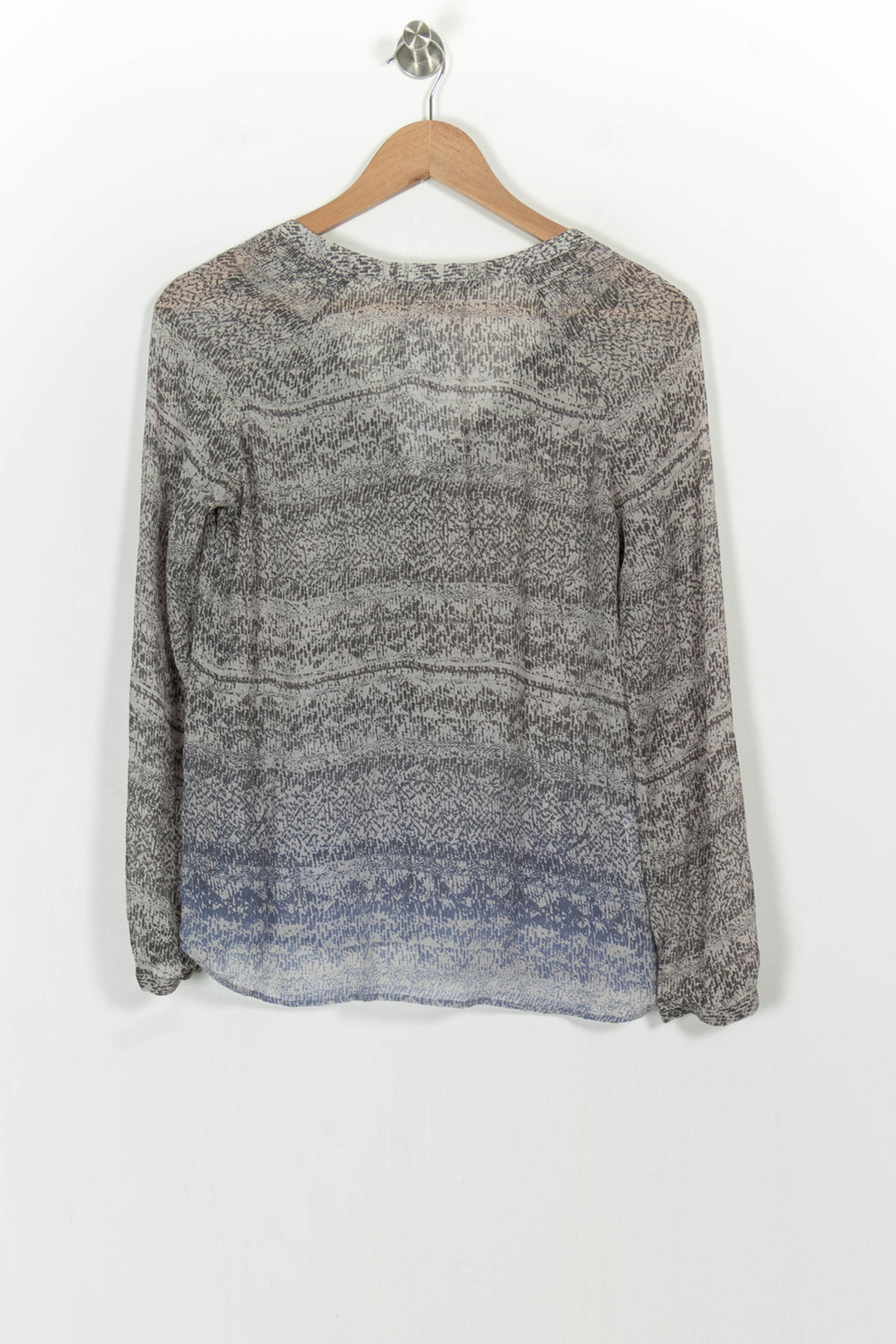 Blouse Grise et Bleue - Taille M/38 de la marque Comptoir des Cotonniers | PARAD104814 - Vendu par Paradigme - Image 4