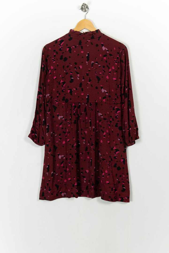 Robe Courte Bordeaux et Noir - Taille S/36 de la marque ba&sh | PARAD104815 - Vendu par Paradigme - Image 4