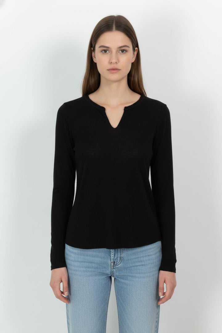 T-shirt Manches Longues Noir - Taille L/40 de la marque Ekyog | PARAD104818 - Vendu par Paradigme - Image 1