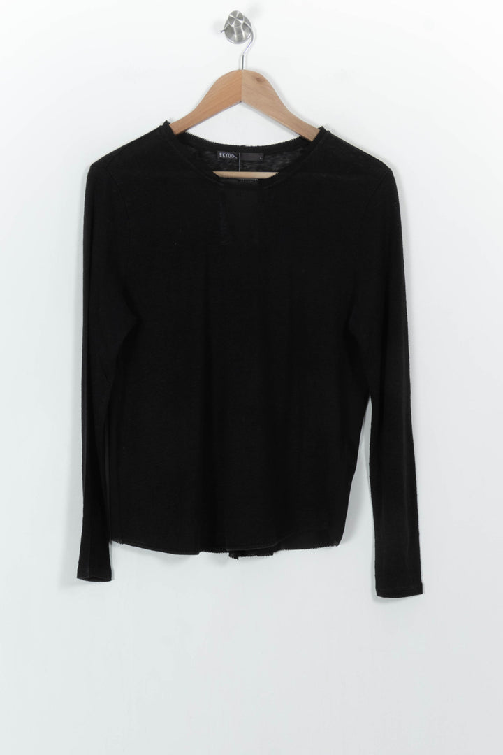 T-shirt Manches Longues Noir - Taille L/40 de la marque Ekyog | PARAD104818 - Vendu par Paradigme - Image 2