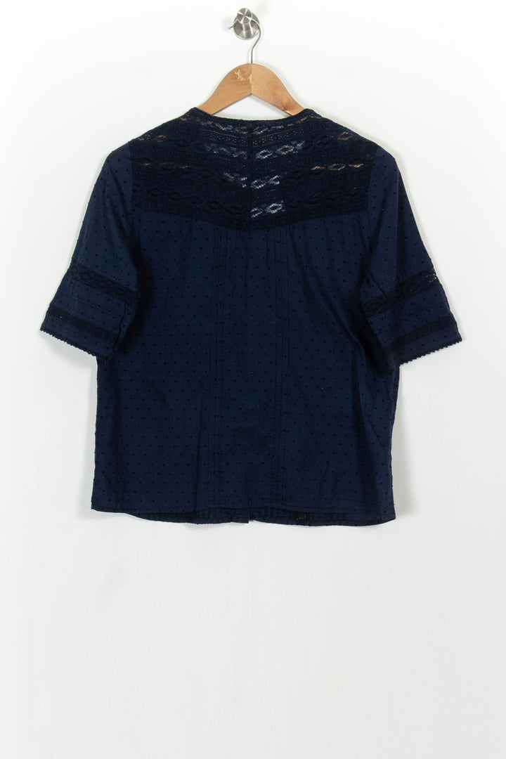 Blouse Bleue - Taille L/40 de la marque Maison 123 | PARAD104830 - Vendu par Paradigme - Image 4