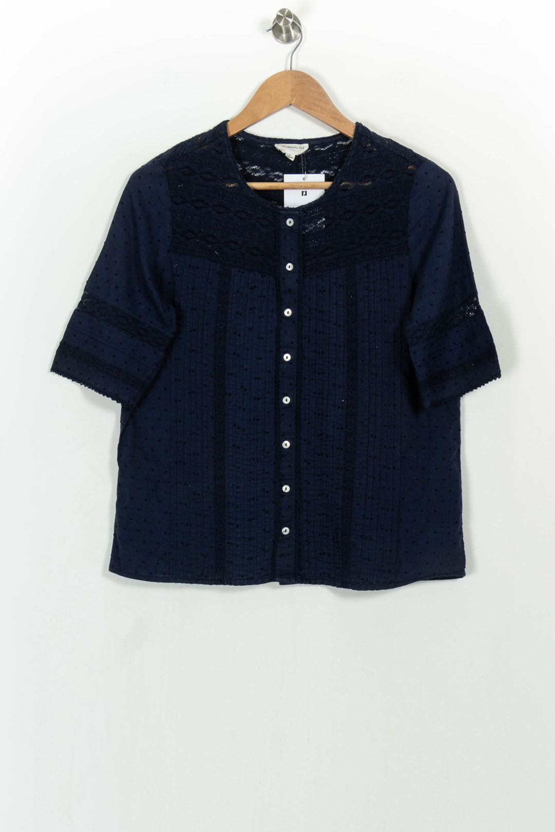 Blouse Bleue - Taille L/40 de la marque Maison 123 | PARAD104830 - Vendu par Paradigme - Image 2