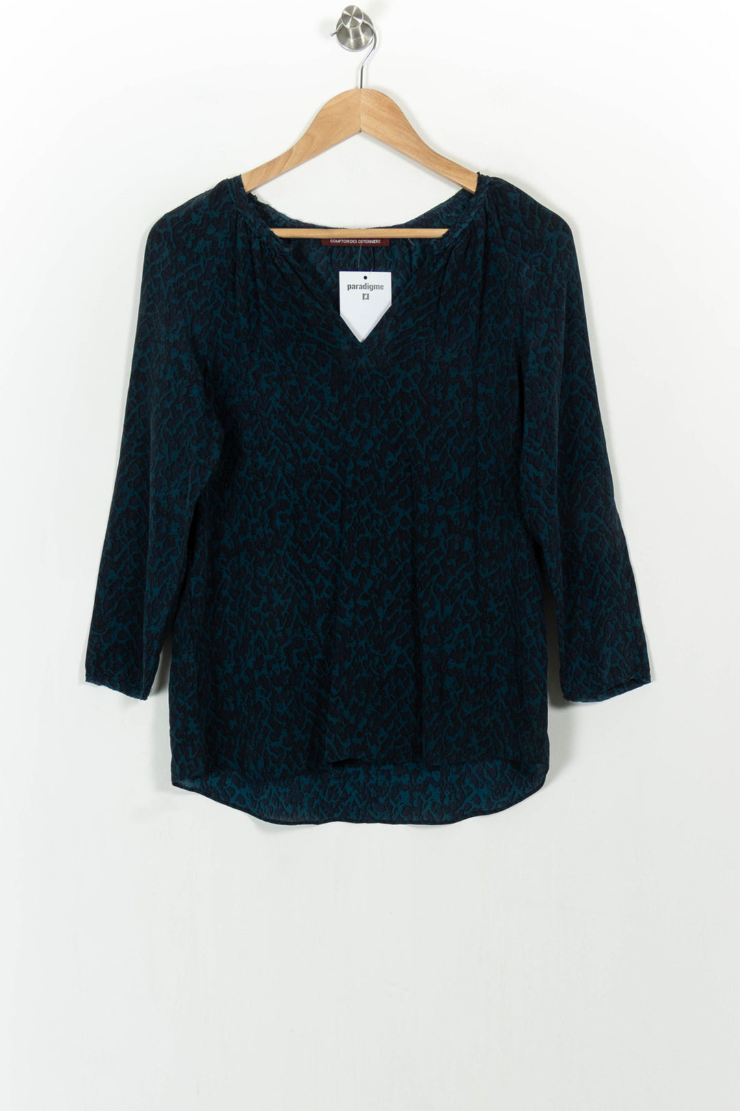Blouse Bleue et Noire - Taille M/38 de la marque Comptoir des Cotonniers | PARAD104833 - Vendu par Paradigme - Image 2