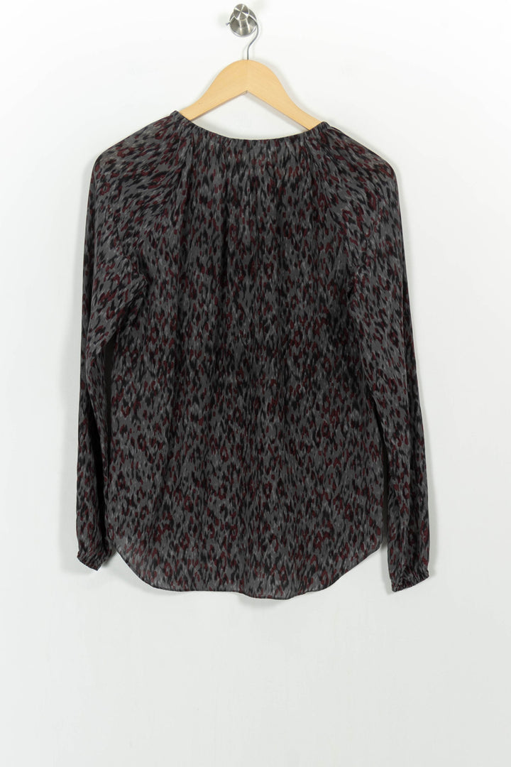 Blouse Grise et Bordeaux - Taille M/38 de la marque Comptoir des Cotonniers | PARAD104834 - Vendu par Paradigme - Image 4