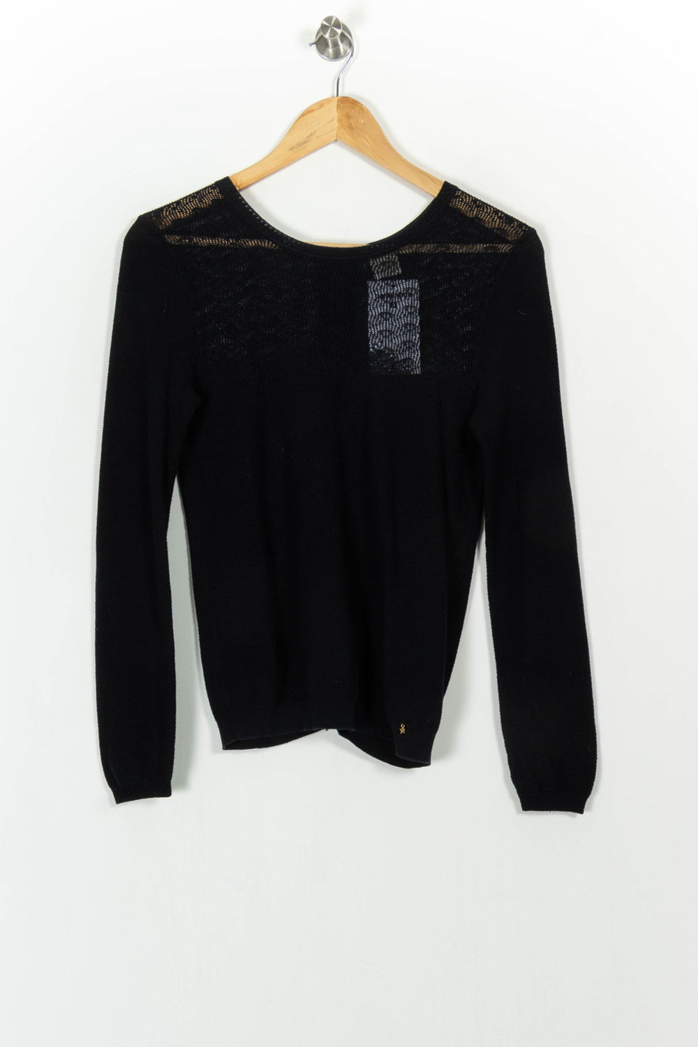 Pull Noir - Taille S/36 de la marque Des petits hauts | PARAD104839 - Vendu par Paradigme - Image 2