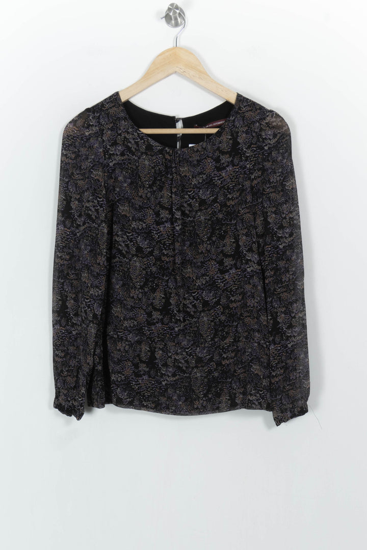 Blouse Noire et Violette - Taille M/38 de la marque Comptoir des Cotonniers | PARAD104843 - Vendu par Paradigme - Image 2