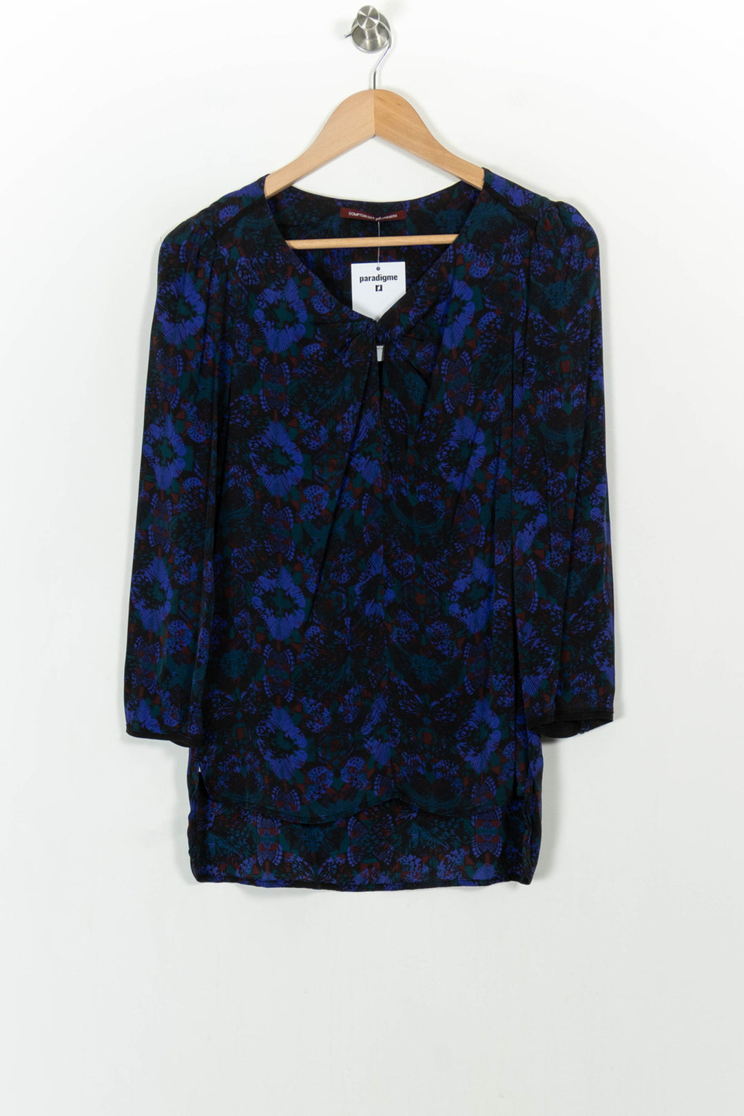 Blouse Bleue et Noire - Taille L/40 de la marque Comptoir des Cotonniers | PARAD104844 - Vendu par Paradigme - Image 2