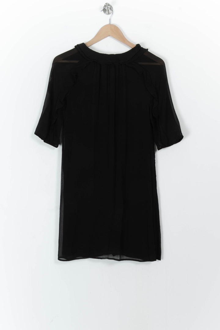 Robe Chemise Noire - Taille S/36 de la marque Sézane | PARAD104847 - Vendu par Paradigme - Image 4