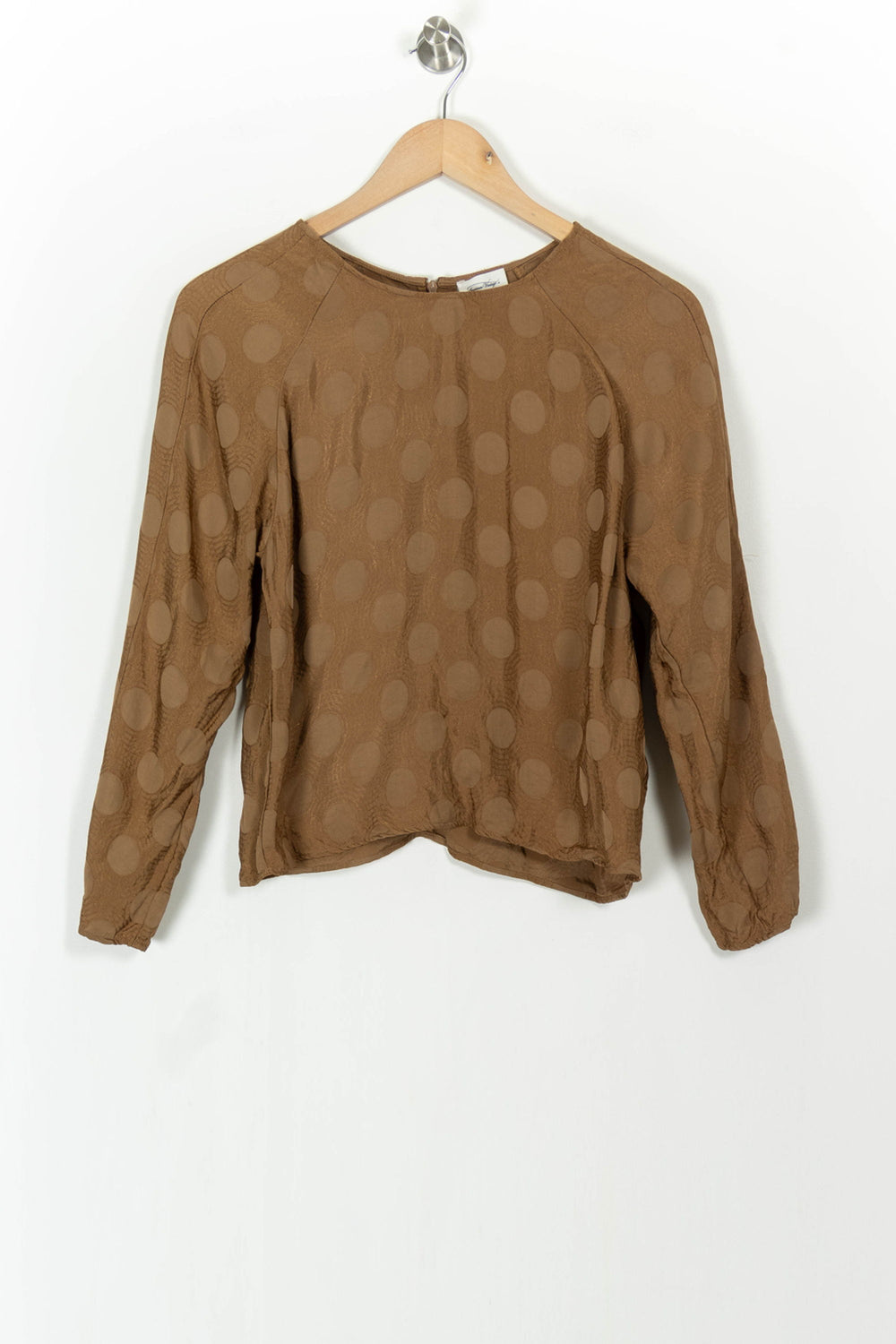 Blouse Marron - Taille S/36 de la marque American Vintage | PARAD104849 - Vendu par Paradigme - Image 2