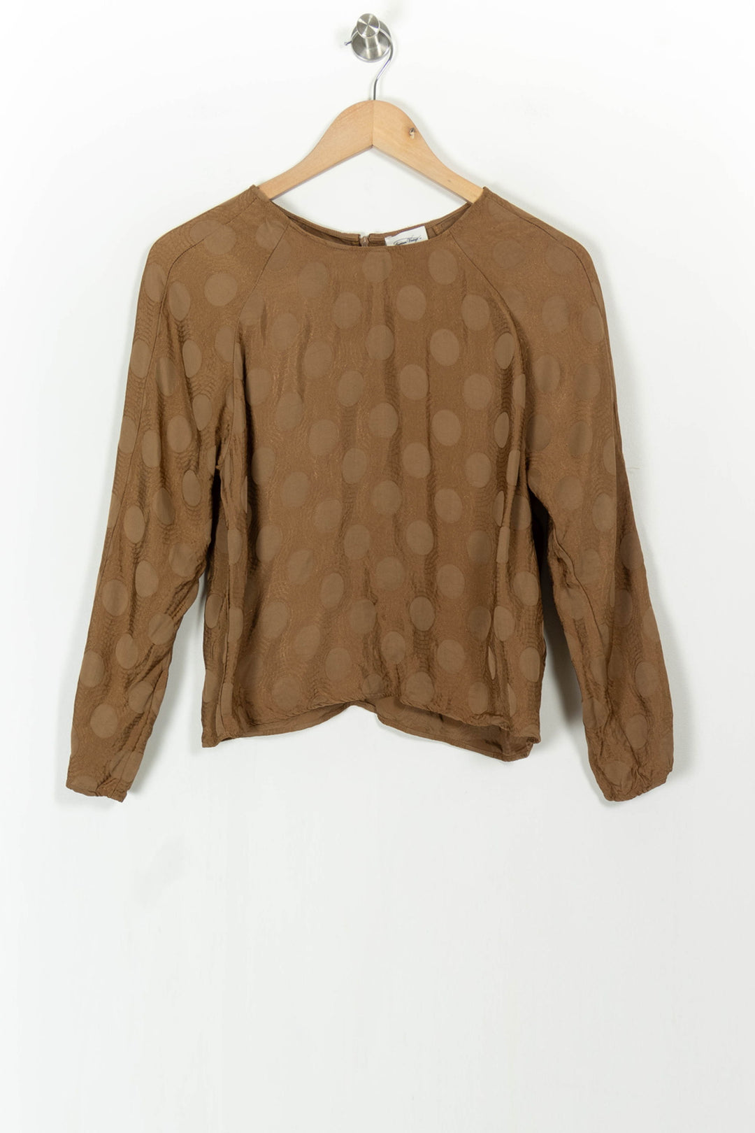 Blouse Marron - Taille S/36 de la marque American Vintage | PARAD104849 - Vendu par Paradigme - Image 2