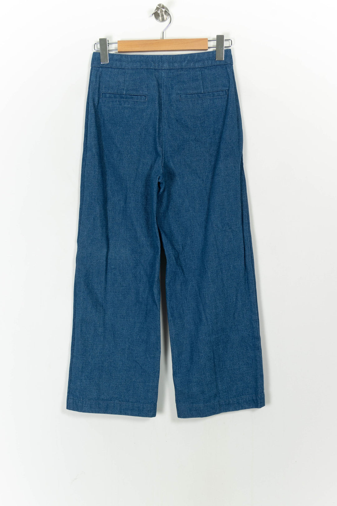 Pantalon Large Bleu - Taille S/36 de la marque Sézane | PARAD104850 - Vendu par Paradigme - Image 4