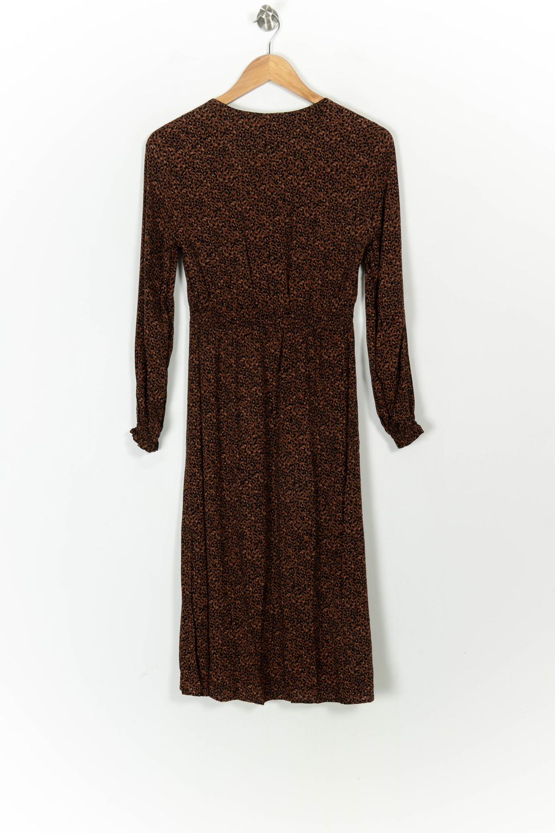 Robe Longue Marron - Taille XS/34 de la marque Sud express | PARAD104855 - Vendu par Paradigme - Image 4