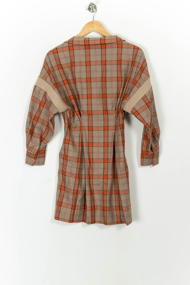 Robe Courte Beige et Orange - Taille XS/34 de la marque Maje | PARAD104860 - Vendu par Paradigme - Image 4