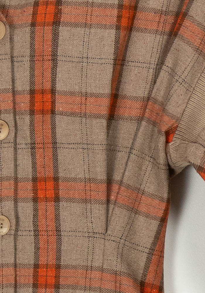 Robe Courte Beige et Orange - Taille XS/34 de la marque Maje | PARAD104860 - Vendu par Paradigme - Image 3