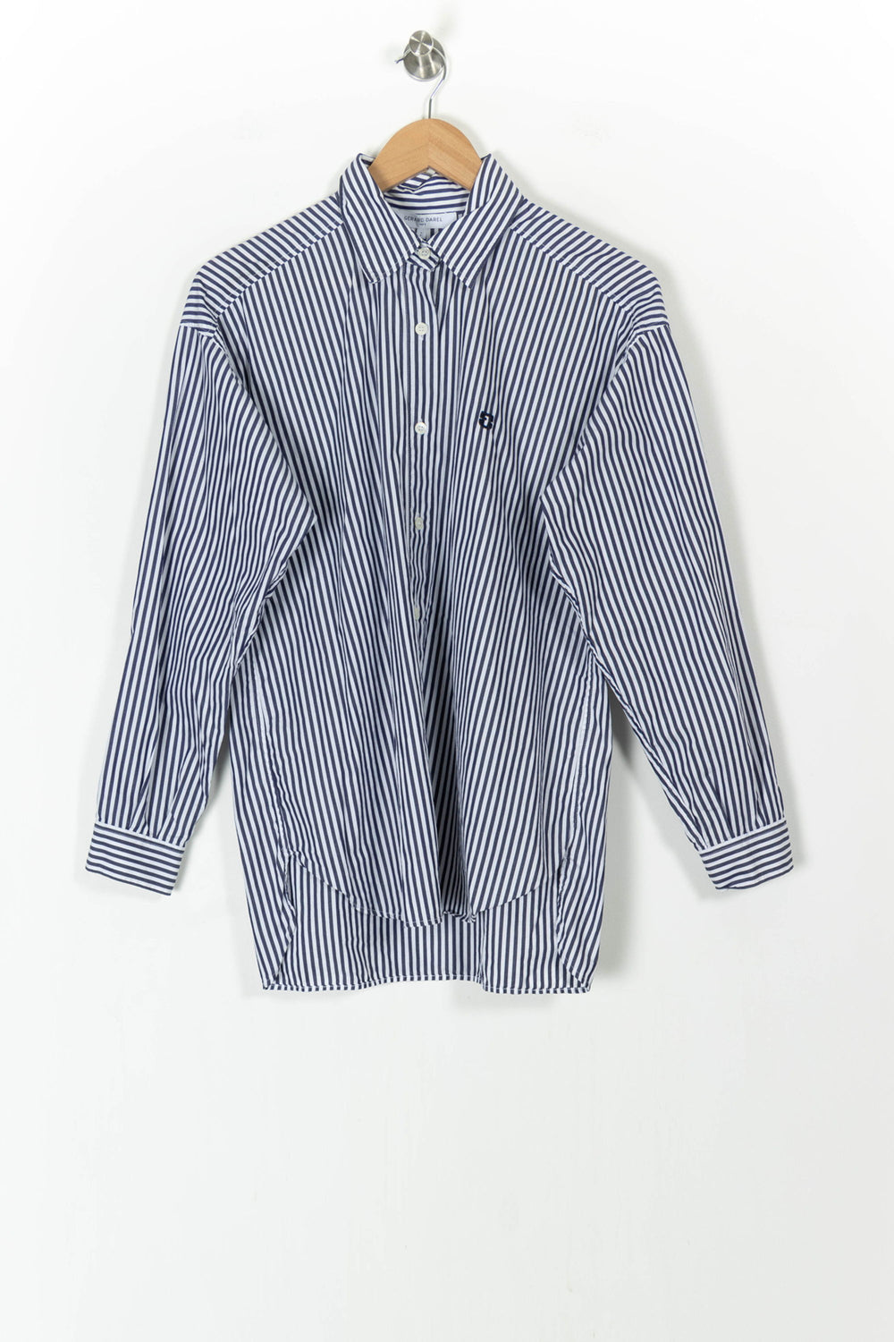 Chemise Rayée Bleue et Blanche - Taille M/38 de la marque Gerard Darel | PARAD104861 - Vendu par Paradigme - Image 2