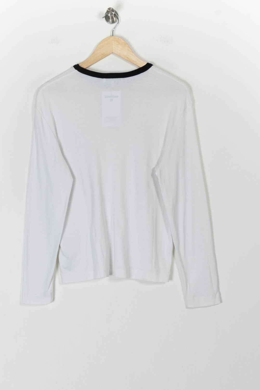 Tee-shirt manches longues Blanc et Noir - Taille L/40 de la marque Gerard Darel | PARAD104864 - Vendu par Paradigme - Image 4