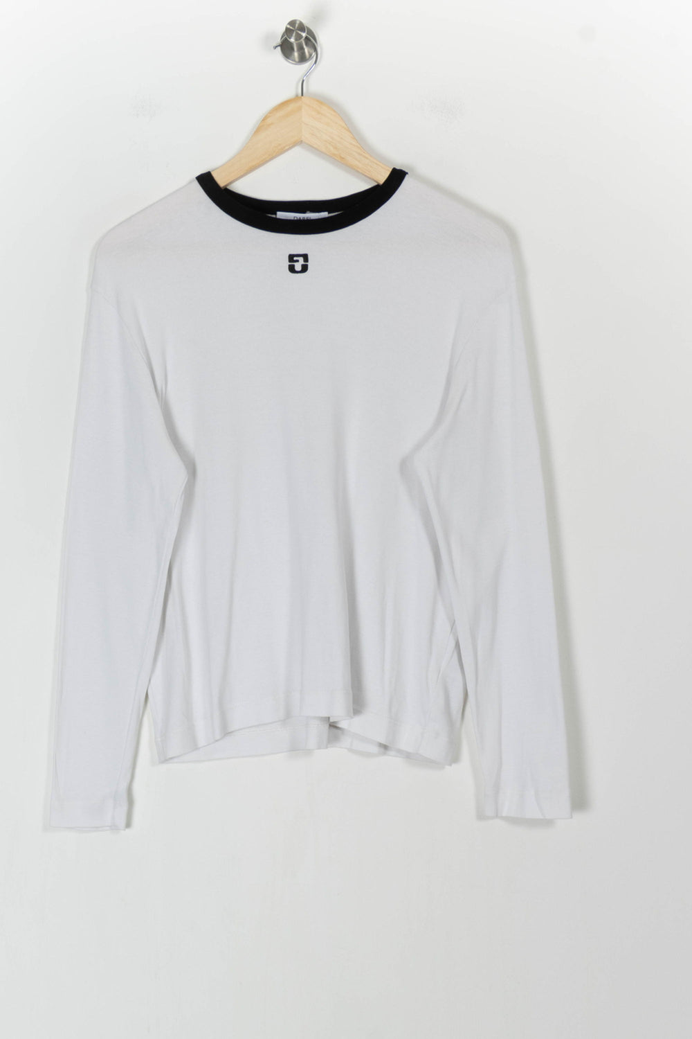 Tee-shirt manches longues Blanc et Noir - Taille L/40 de la marque Gerard Darel | PARAD104864 - Vendu par Paradigme - Image 2