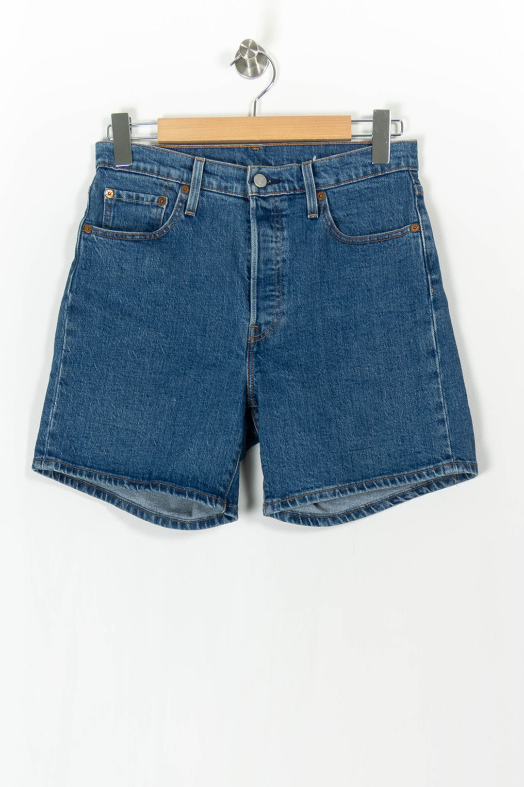 Short en Jean Bleu - Taille M/38 de la marque Levi's | PARAD104866 - Vendu par Paradigme - Image 2