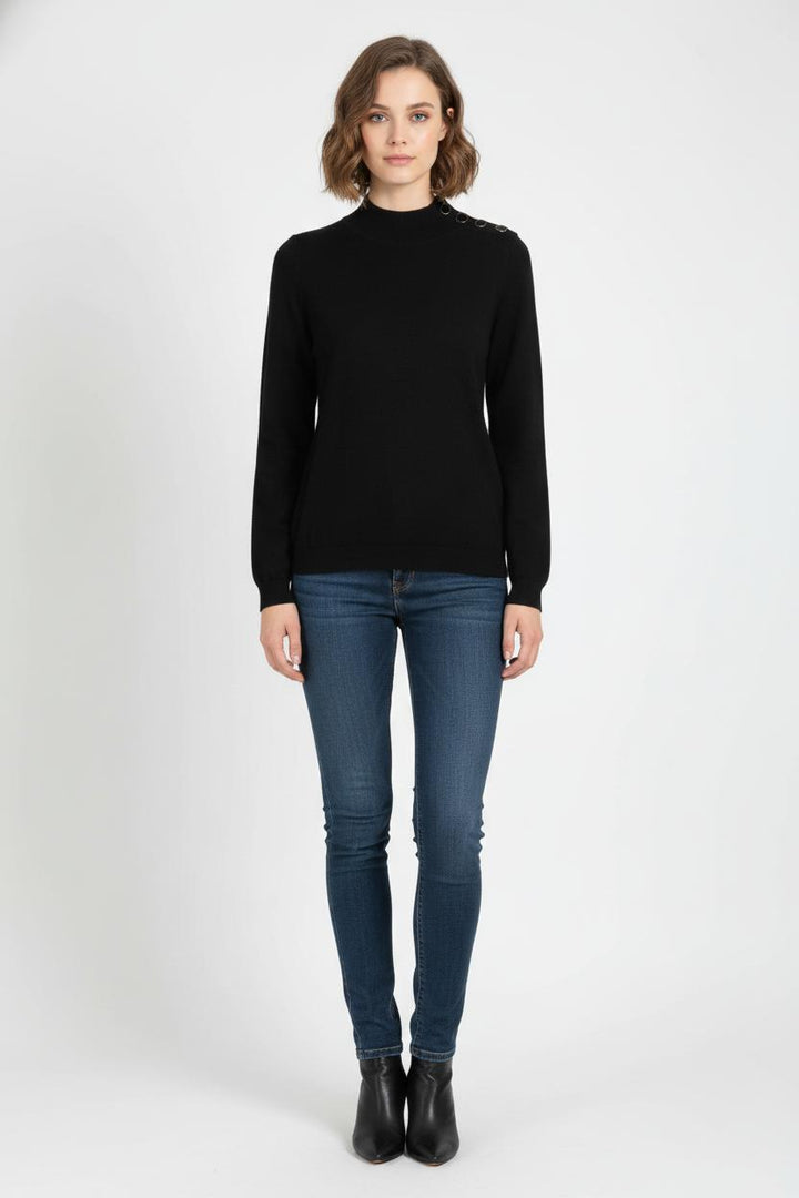 Pull Noir - Taille M/38 de la marque Sézane | PARAD104874 - Vendu par Paradigme - Image 1