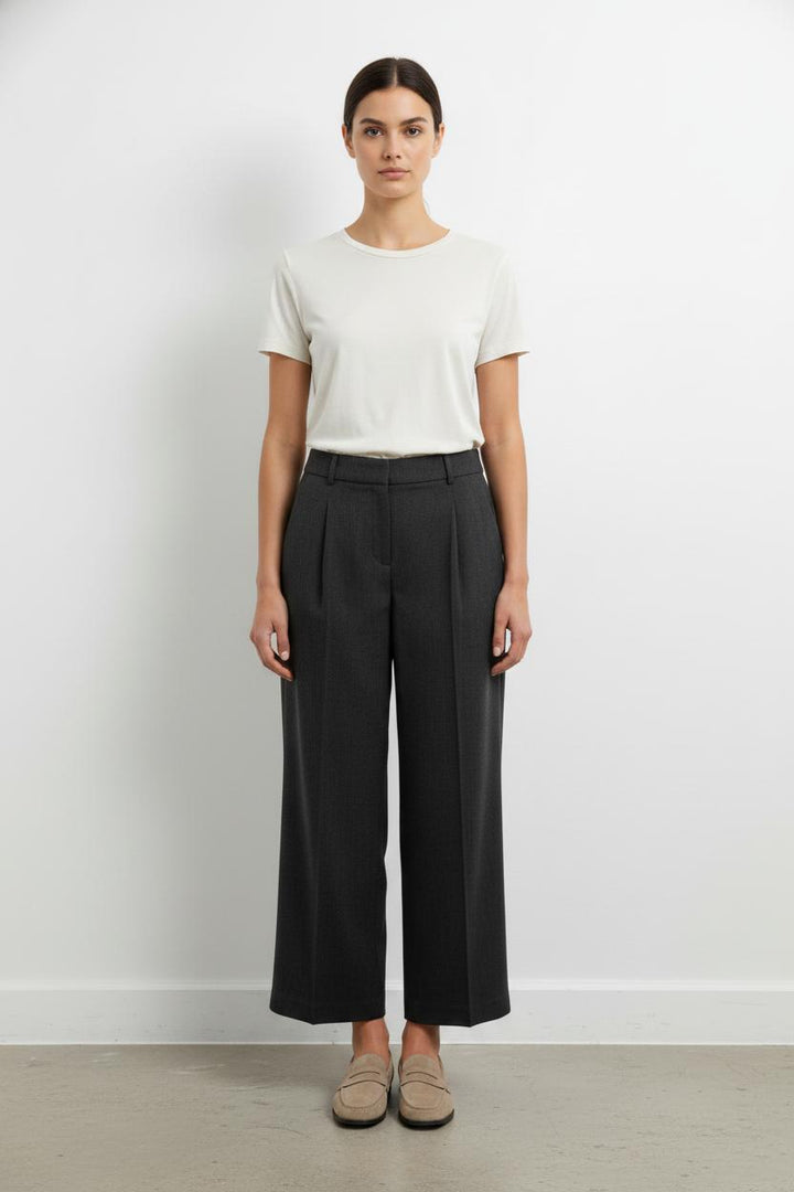 Pantalon Droit Gris - Taille M/38 de la marque Sézane | PARAD104879 - Vendu par Paradigme - Image 1