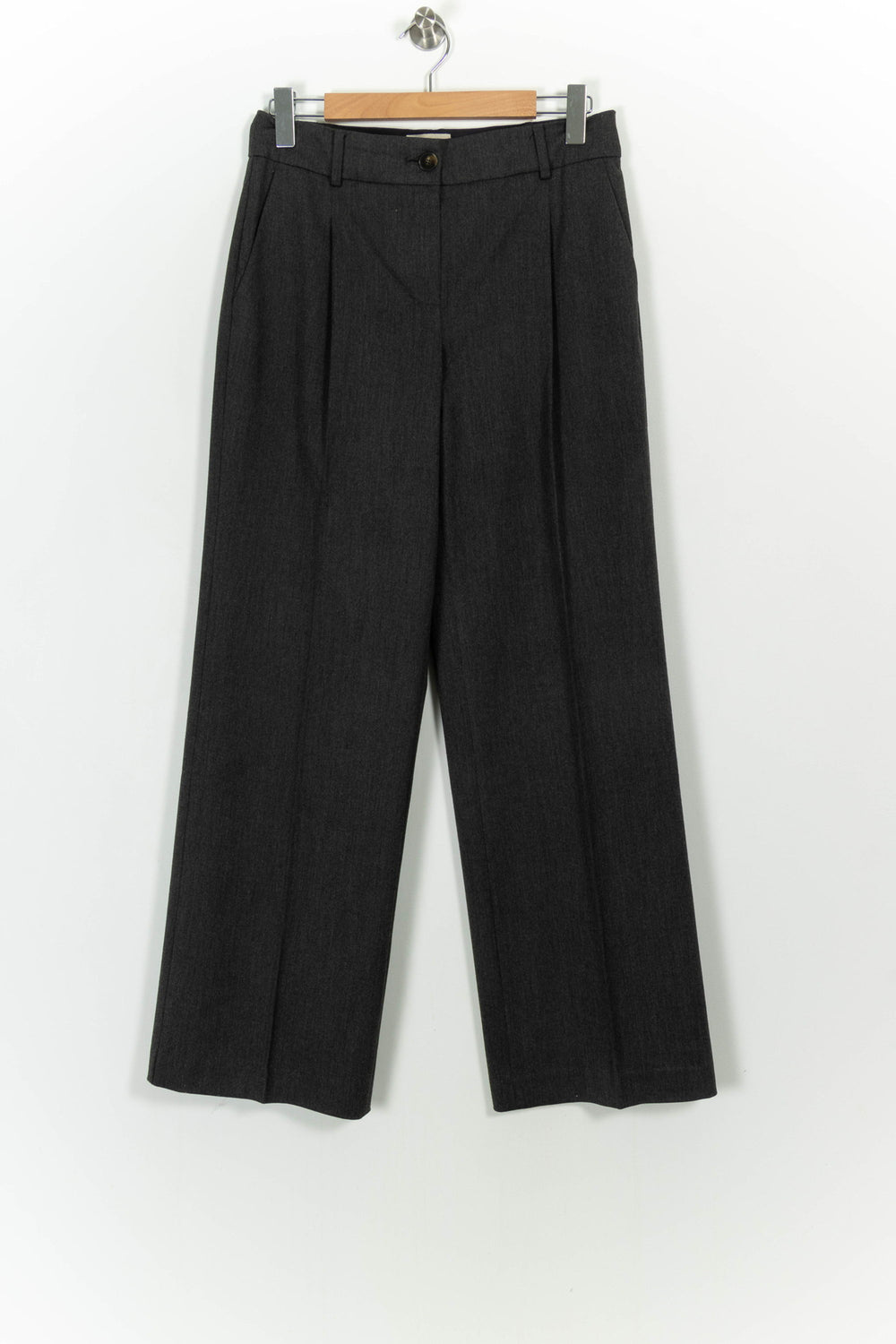 Pantalon Droit Gris - Taille M/38 de la marque Sézane | PARAD104879 - Vendu par Paradigme - Image 2