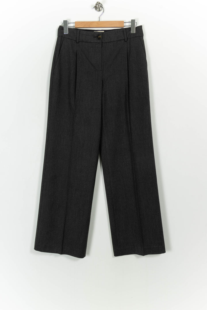 Pantalon Droit Gris - Taille M/38 de la marque Sézane | PARAD104879 - Vendu par Paradigme - Image 2