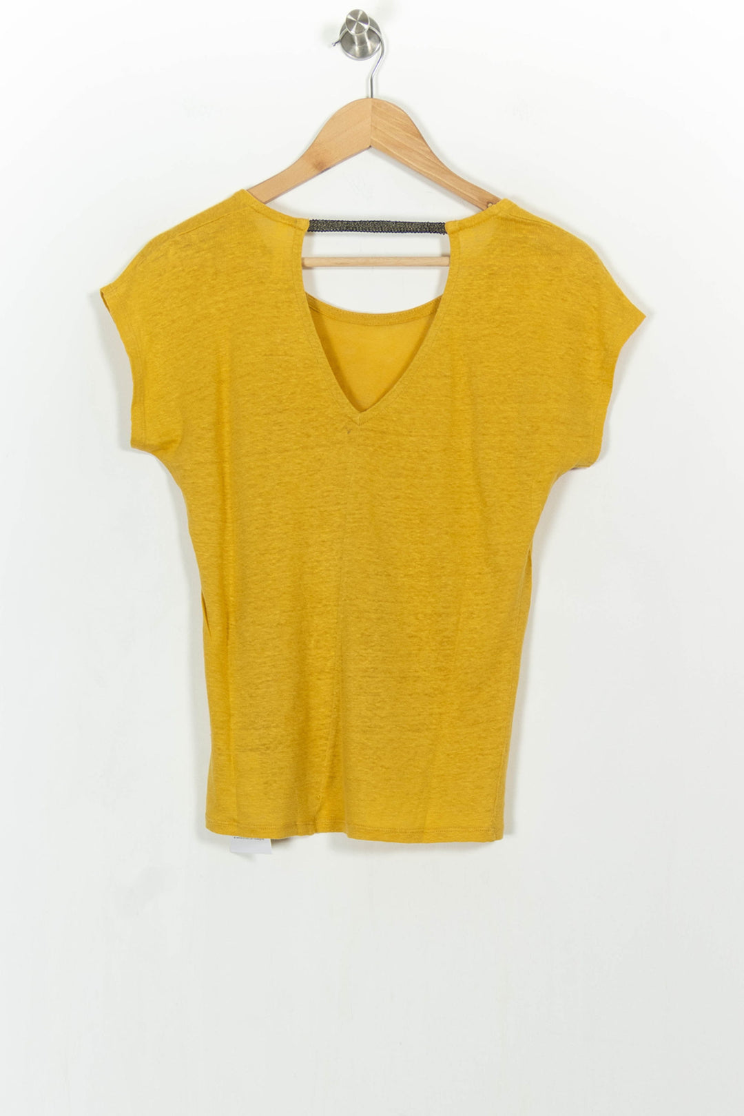 Tee-shirt Jaune - Taille S/36 de la marque I.Code | PARAD104892 - Vendu par Paradigme - Image 4