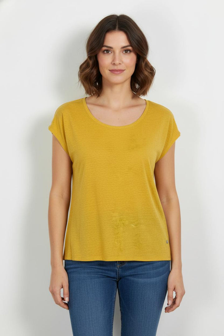 Tee-shirt Jaune - Taille S/36 de la marque I.Code | PARAD104892 - Vendu par Paradigme - Image 1
