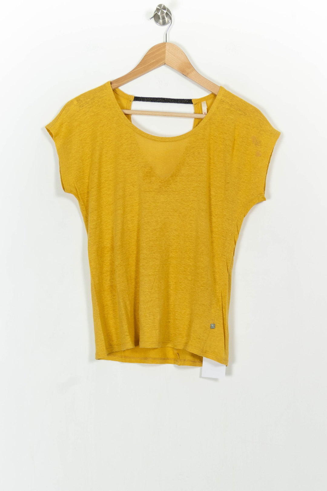 Tee-shirt Jaune - Taille S/36 de la marque I.Code | PARAD104892 - Vendu par Paradigme - Image 2