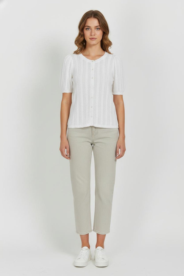 Cardigan Blanc - Taille S/36 de la marque Sézane | PARAD104897 - Vendu par Paradigme - Image 1