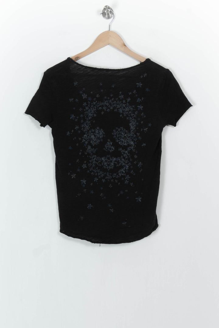 Tee-shirt Noir - Taille XS/34 de la marque Zadig&Voltaire | PARAD104899 - Vendu par Paradigme - Image 4