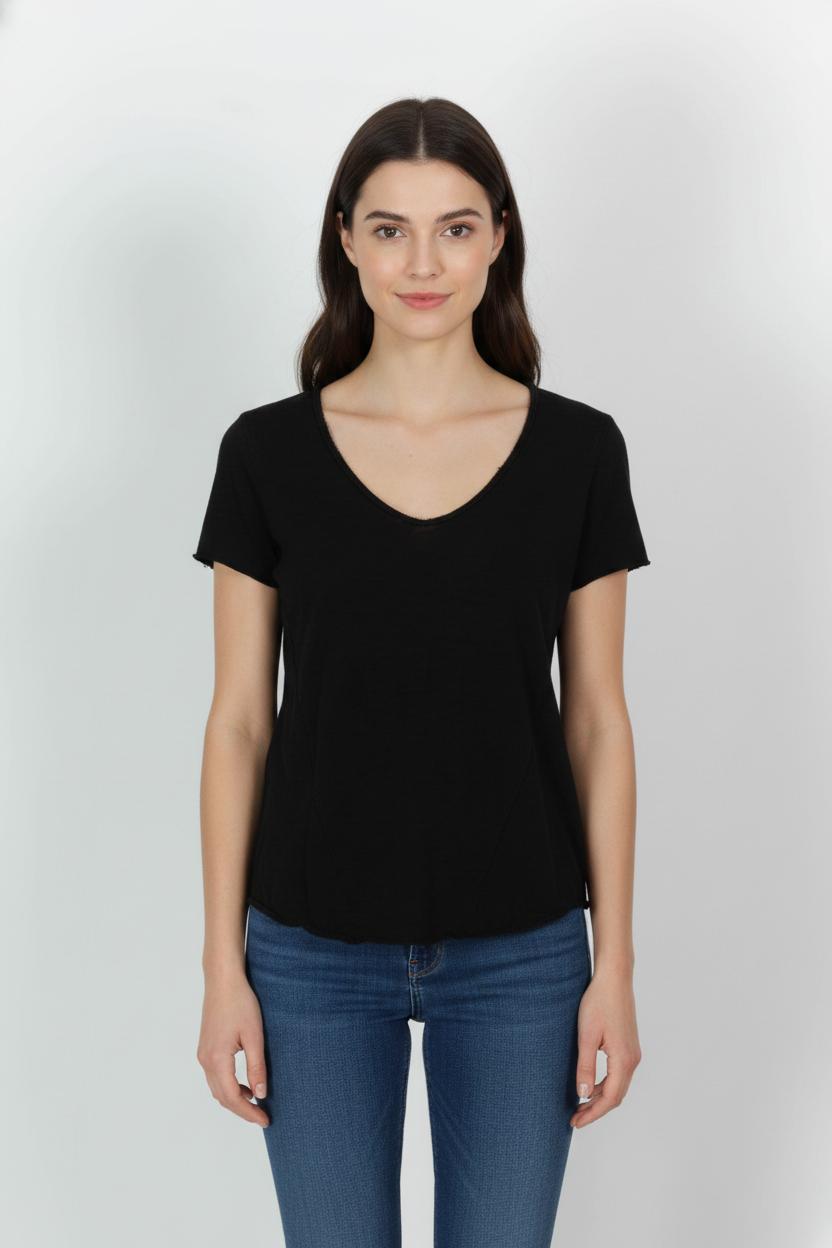 Tee-shirt Noir - Taille XS/34 de la marque Zadig&Voltaire | PARAD104899 - Vendu par Paradigme - Image 1