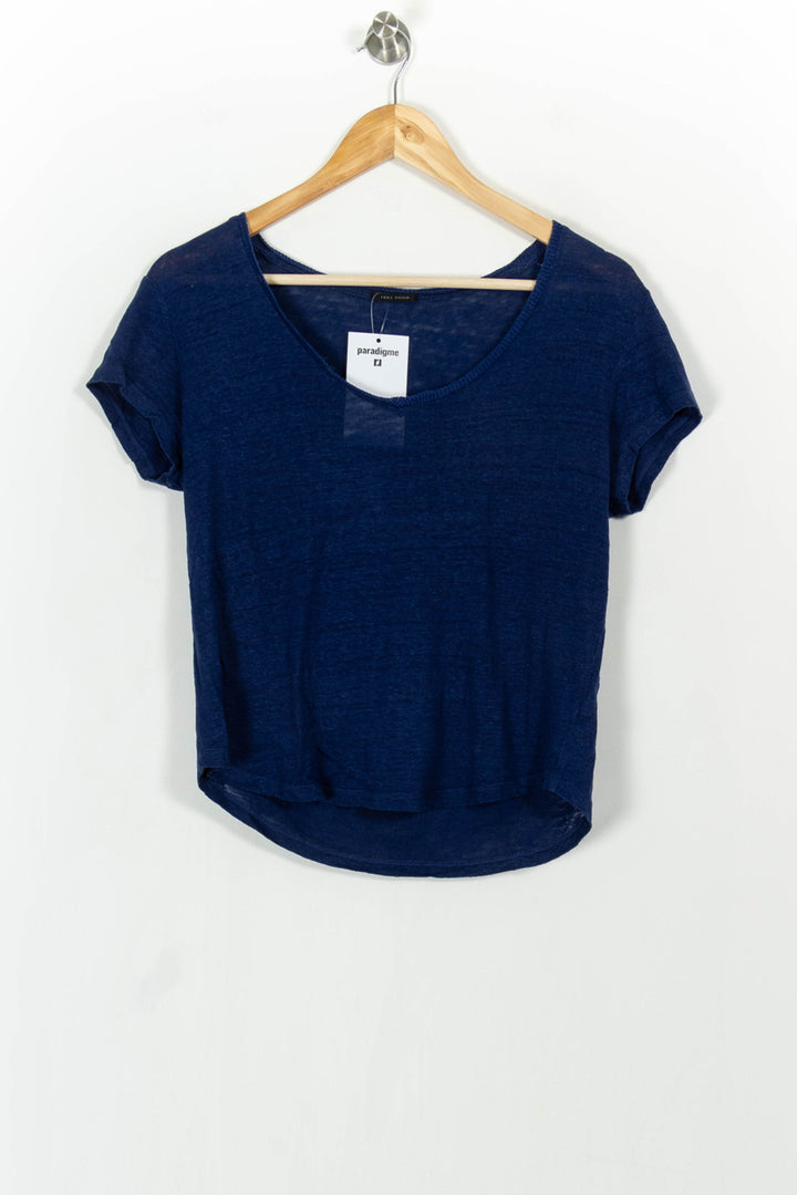 Tee-shirt Bleu - Taille S/36 de la marque IKKS | PARAD104900 - Vendu par Paradigme - Image 2