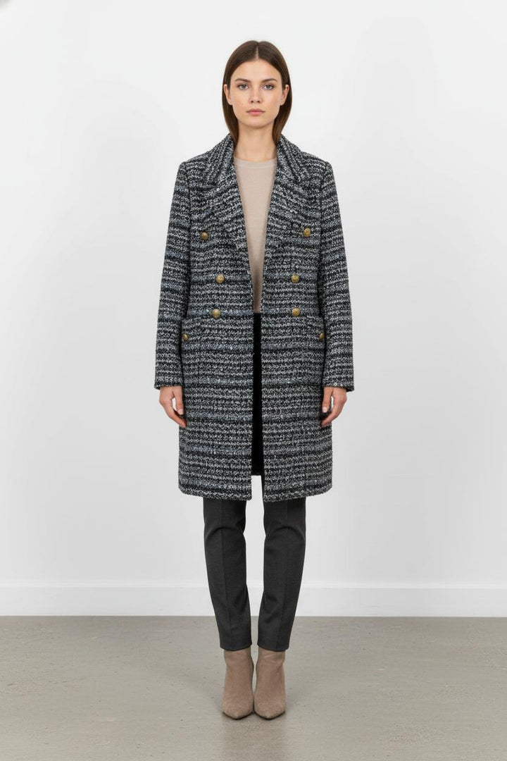 Manteau Court Bleu et Blanc - Taille XXL/44 de la marque Weill | PARAD104903 - Vendu par Paradigme - Image 1