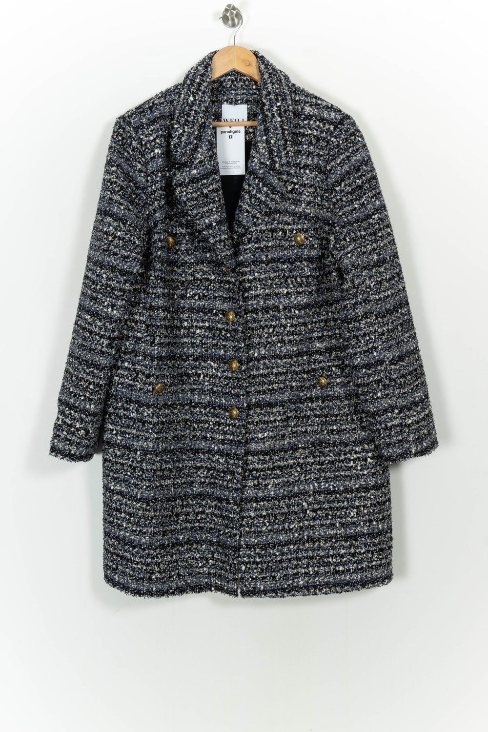 Manteau Court Bleu et Blanc - Taille XXL/44 de la marque Weill | PARAD104903 - Vendu par Paradigme - Image 2