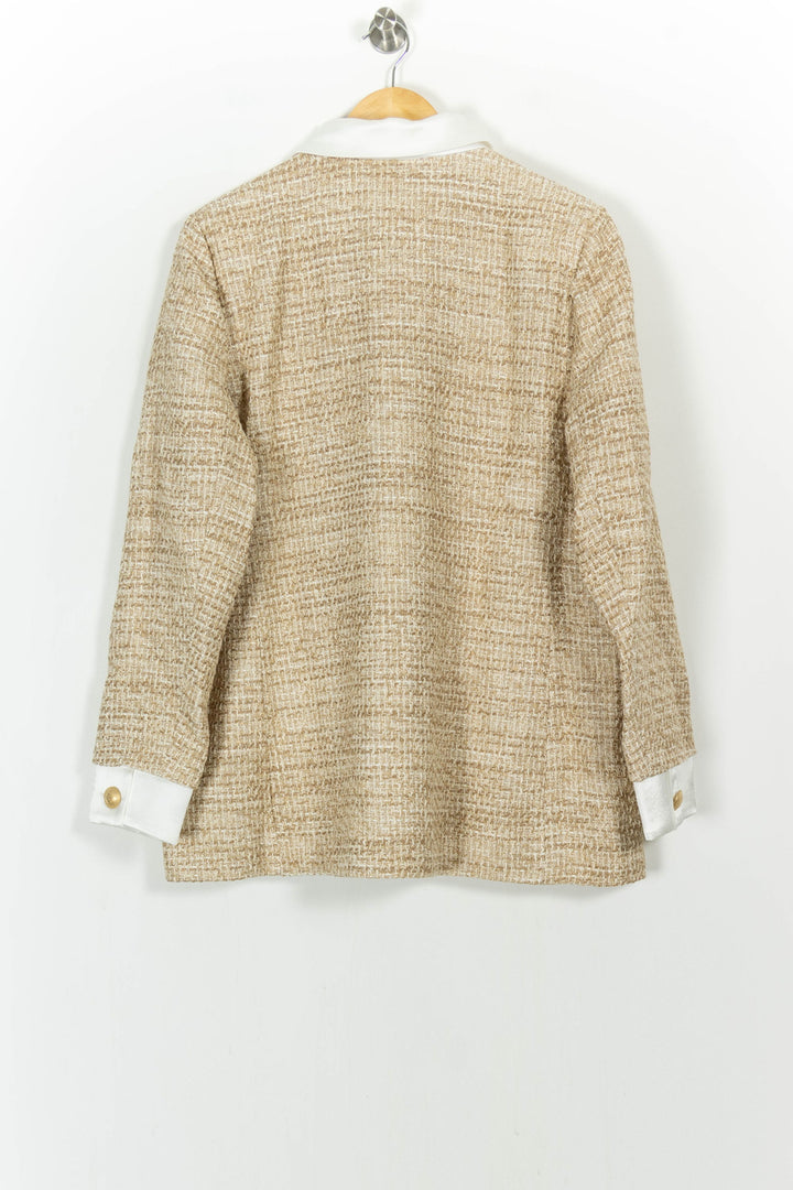 Veste Tweed Beige et Blanc - Taille XL/42 de la marque Weill | PARAD104904 - Vendu par Paradigme - Image 4