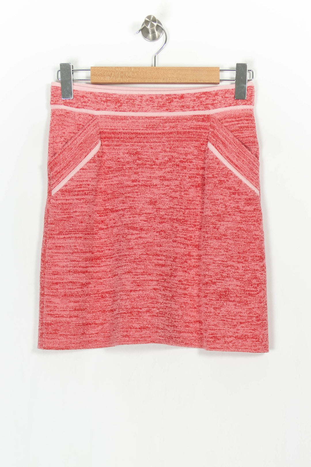 Jupe Courte Rose - Taille M/38 de la marque Claudie Pierlot | PARAD104913 - Vendu par Paradigme - Image 2