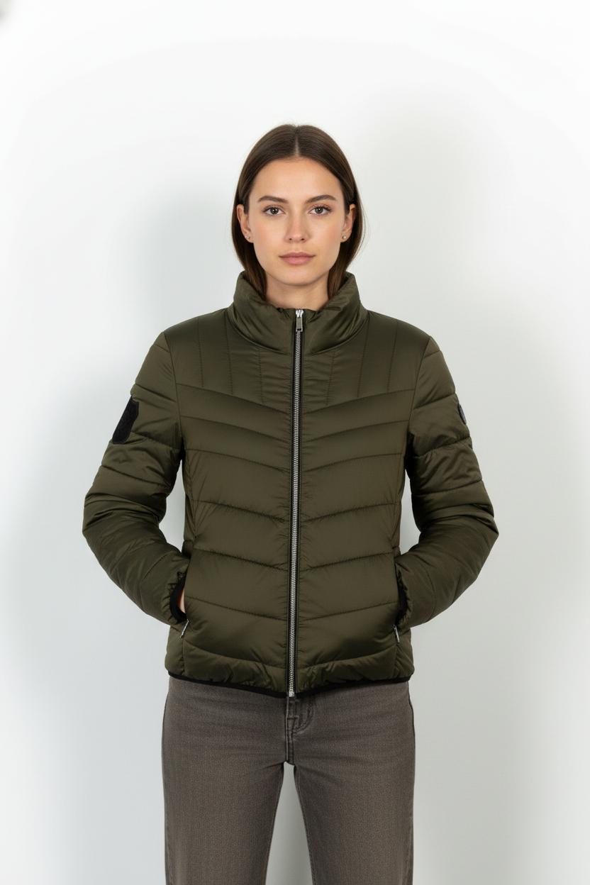 Doudoune Verte - Taille S/36 de la marque IKKS | PARAD104915 - Vendu par Paradigme - Image 1