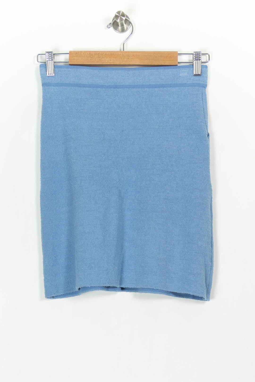 Jupe Courte Bleue - Taille M/38 de la marque Claudie Pierlot | PARAD104917 - Vendu par Paradigme - Image 4