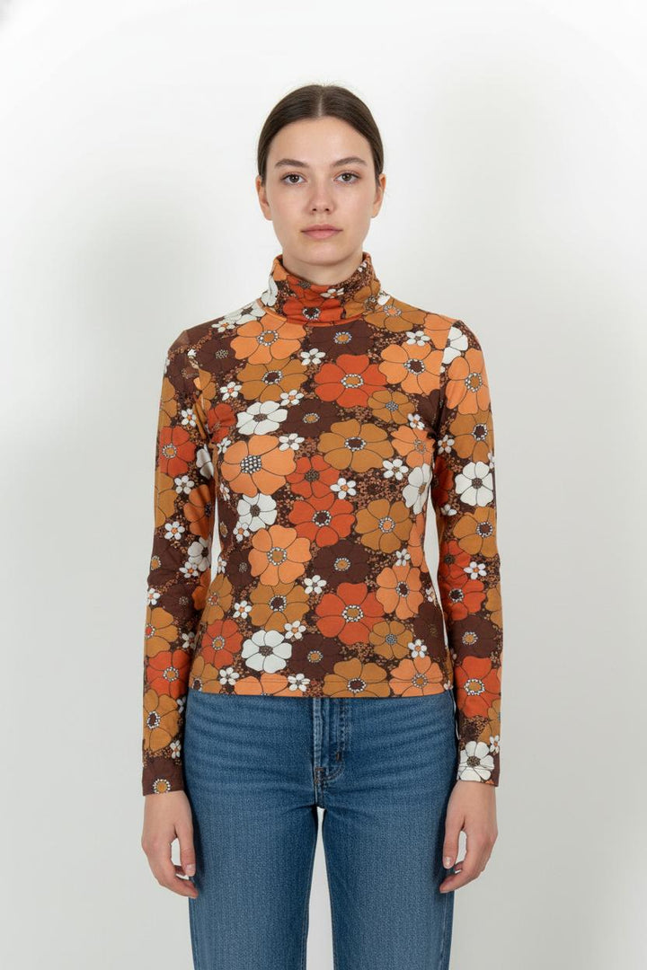 Sous-pull Marron et Orange - Taille S/36 de la marque Manoush | PARAD104921 - Vendu par Paradigme - Image 1