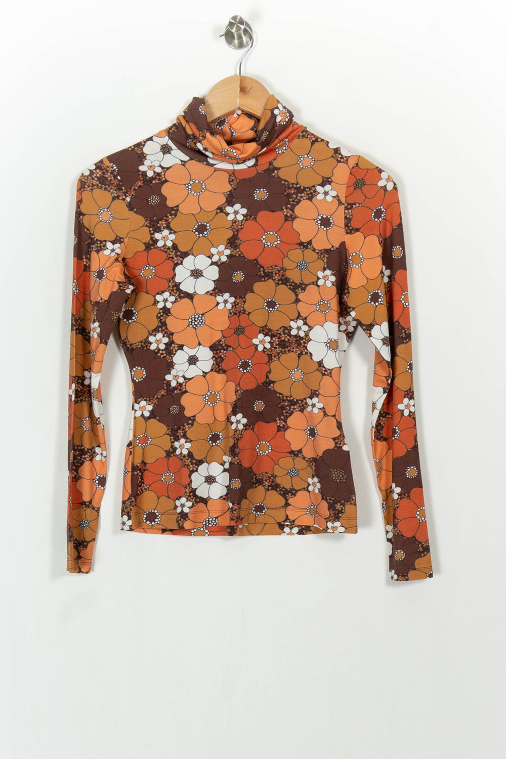 Sous-pull Marron et Orange - Taille S/36 de la marque Manoush | PARAD104921 - Vendu par Paradigme - Image 2